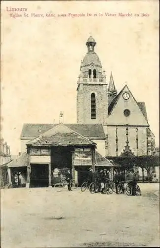 Ak Limours Essonne, Eglise Saint Pierre