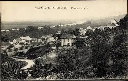 Ak Vaux sur Seine Yvelines, Panorama