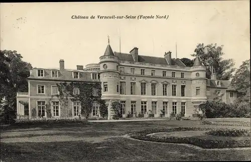 Ak Verneuil-sur-Seine Yvelines, Chateau