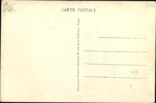 Ak Tiercé Maine et Loire, Le Pont sur la Sarthe