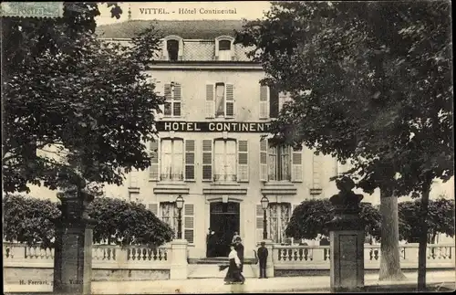Ak Vittel Lothringen Vosges, Hotel Continental