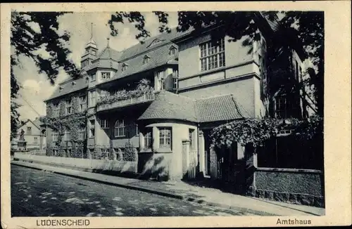 Ak Lüdenscheid im Märkischen Kreis, Amtshaus