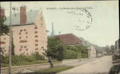 Ak Hodent Val d'Oise, Le Moulin pres Magny en Vexin