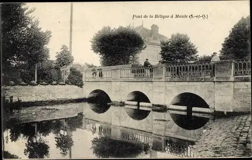 Ak Maule Yvelines, Pont de la Belique