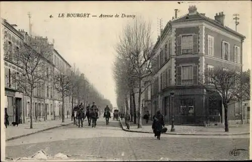 Ak Le Bourget Seine Saint Denis, Avenue de Drancy