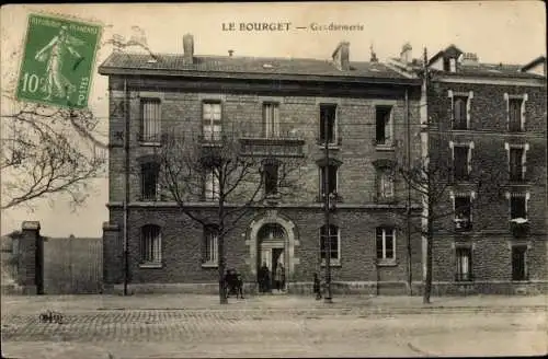 Ak Le Bourget Seine Saint Denis, Gendarmerie