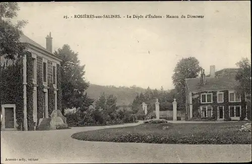 Ak Rosières aux SalinesMeurthe et Moselle, Direktorenhaus, Hengstzucht