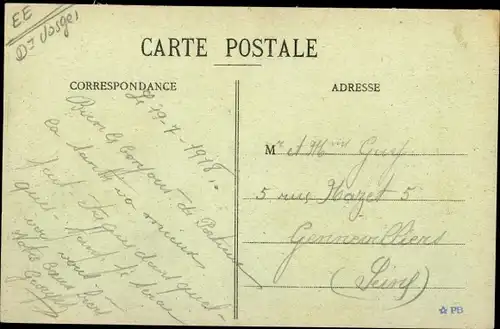 Ak Charmes Vosges, Les Filatures Heritiers Georges Perrin