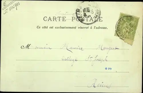 Ak Bruyères Vosges, Grande Rue