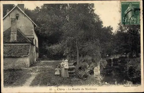 Ak Clery Loiret, Moulin du Mardereau