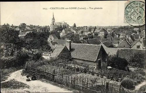 Ak Chatillon sur Loire Loiret, Vue generale