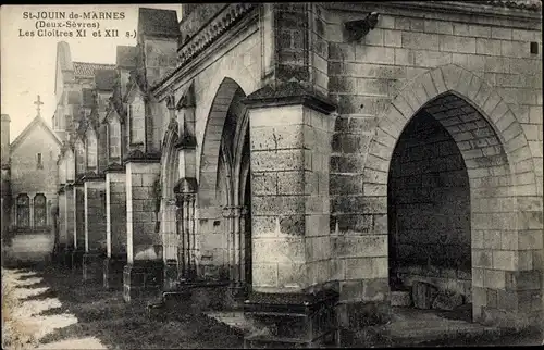 Ak Saint-Jouin-de-Marnes Deux Sèvres, Les Cloitres