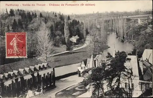 Ak Parthenay Deux Sèvres, Chateau de Pompairin