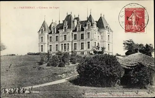 Ak Parthenay Deux Sèvres, Chateau des Loges