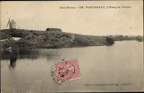 Ak Parthenay Deux Sèvres, L'Etang de l'Orgere