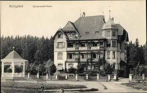 Ak Königsfeld im Schwarzwald, Schwarzwald Hotel