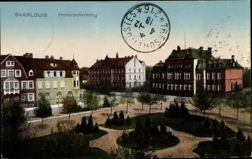 Ak Saarlouis im Saarland, Hohenzollernring