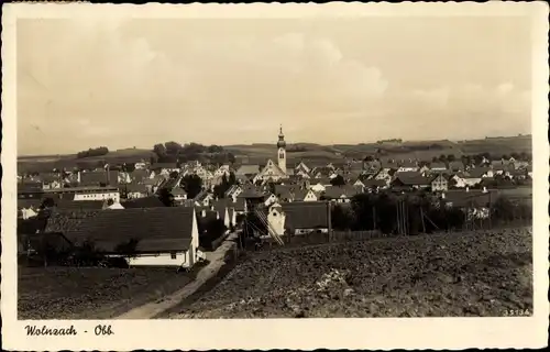Ak Wolnzach in Oberbayern, Panorama
