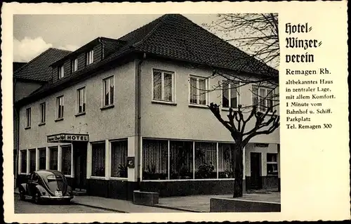 Ak Remagen am Rhein, Hotel Winzerverein