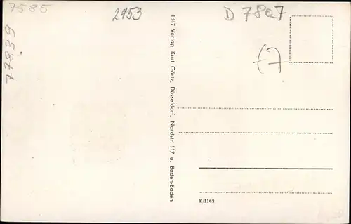 Ak Scherzheim Lichtenau in Baden, Kirche, Schule, Kriegerdenkmal