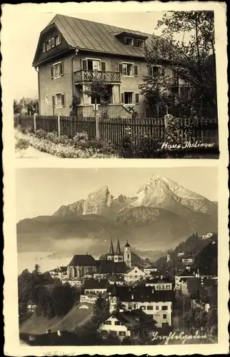 Foto Ak Berchtesgaden in Oberbayern, Haus Ihslinger, Panorama