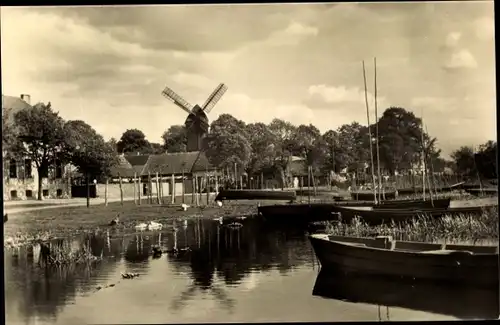 Ak Werder an der Havel, Mühlenblick