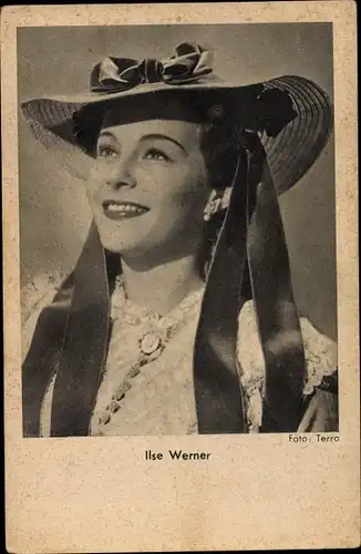 Ak Schauspielerin Ilse Werner
