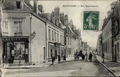 Ak Montoire Loir et Cher, Rue Saint Laurent