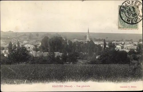 Ak Beauzee Lothringen Meuse, Vue générale