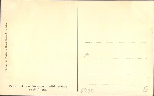 Ak Nachrodt Wiblingwerde Nordrhein Westfalen, Landschaft, Haus