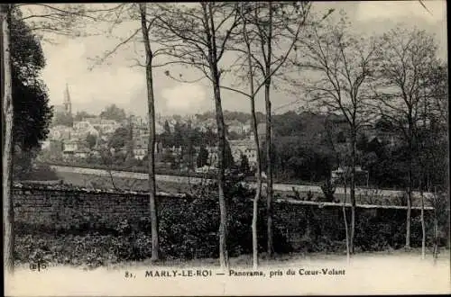 Ak Marly le Roi Yvelines, Panorama