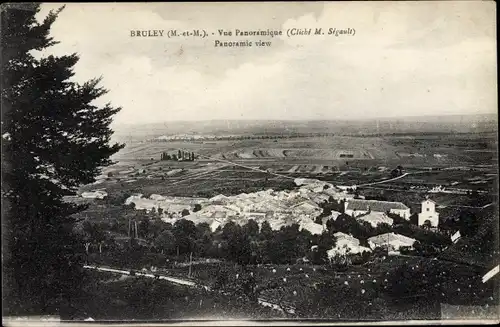 Ak Bruley Meurthe et Moselle, Panoramaansicht