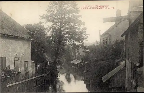 Ak Chateaurenard Loiret, Un Coin Paysagiste