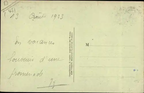 Ak Chateaurenard Loiret, Un Coin Paysagiste