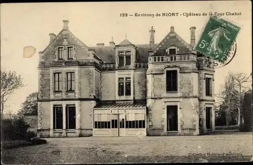 Ak Niort Deux Sèvres, Chateau de la Tour Chabot