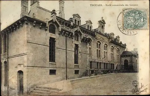 Ak Thouars Deux Sèvres, Ecole communale des Garcons