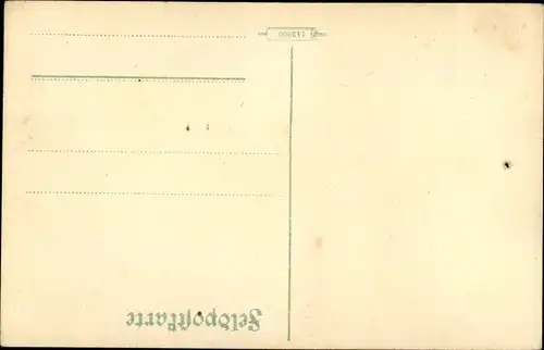 Künstler Ak Altvater, K., Beschießung eines feindlichen Fliegers, Französischer Kriegsschauplatz