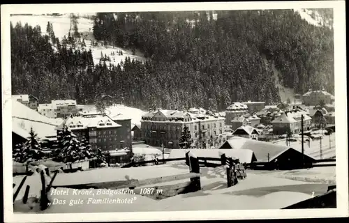 Ak Bad Gastein Badgastein Salzburg, Hotel Krone