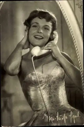 Ak Schauspielerin Marie Luise Etzel, Telefon