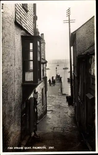 Ak Falmouth Cornwall, Fish Stand Quay