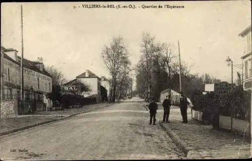 Ak Villiers le Bel Val d'Oise, Quartier de l'Esperance