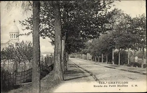 Ak Chatillon Hauts de Seine, Route du Petit Bicetre