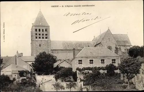 Ak Clery Loiret, 2. Eglise