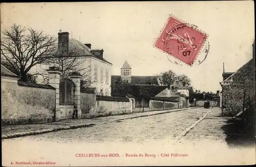 Ak Chilleurs aux Bois Loiret, Entree du Bourg, Cote Pithiviers