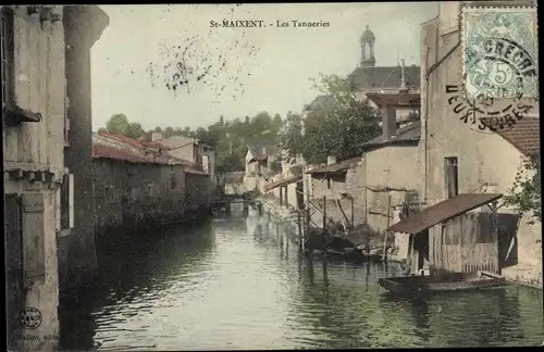 Ak Saint Maixent l’École Deux Sèvres, Les Tanneries