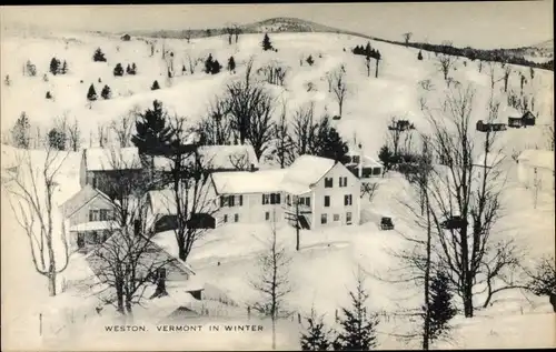 Ak Weston Vermont, Winter View