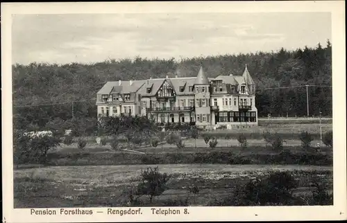 Ak Rengsdorf im Westerwald, Pension Forsthaus, Wald
