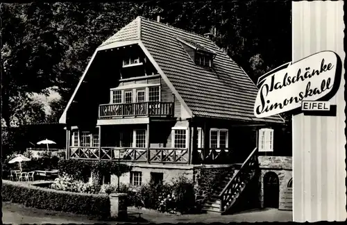 Ak Hürtgen Hürtgenwald Nordrhein Westfalen, Talschenke Simonskall, Hotel