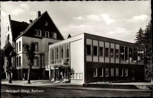 Ak Betzdorf im Westerwald, Rathaus