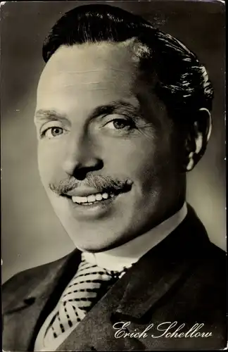 Ak Schauspieler Erich Schellow